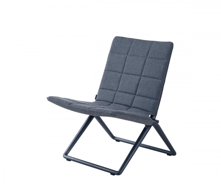 Rejsende lounge klap stol - grå i gruppen Udendørs møbler / Loungemøbler / Loungemoduler / Lænestole - Loungemoduler hos Sommarboden i Höllviken AB (8432SFTG)