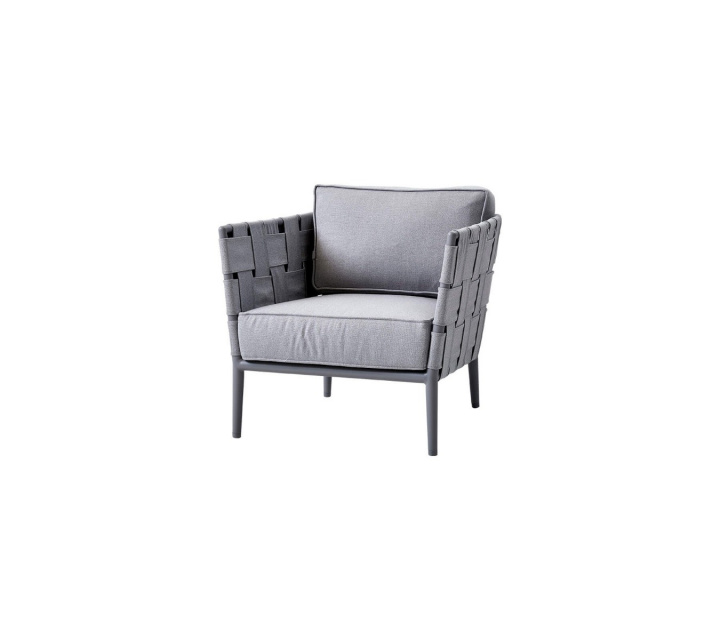 Conic loungefåtölj - light grey i gruppen Udendørs møbler / Loungemøbler / Loungemoduler / Lænestole - Loungemoduler hos Sommarboden i Höllviken AB (8437AITL)