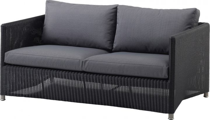 Ømond 2-sits soffa - graphite ram i gruppen Udendørs møbler / Loungemøbler / Loungemoduler / 2-sæders sofa - loungemoduler hos Sommarboden i Höllviken AB (8502LGSG)
