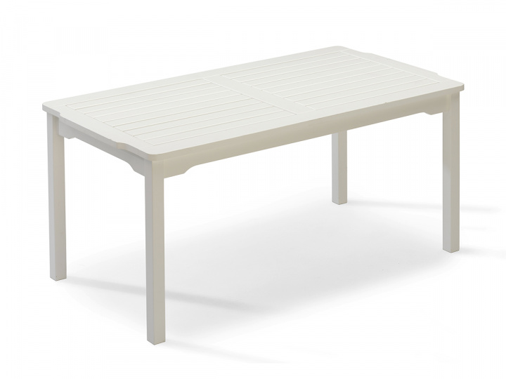 Visby Tabel 85x150 cm - Hvid i gruppen Udendørs møbler / Bord / Spisebord hos Sommarboden i Höllviken AB (851577)