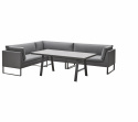 Flex 2 -personers modul sofa højre - grå
