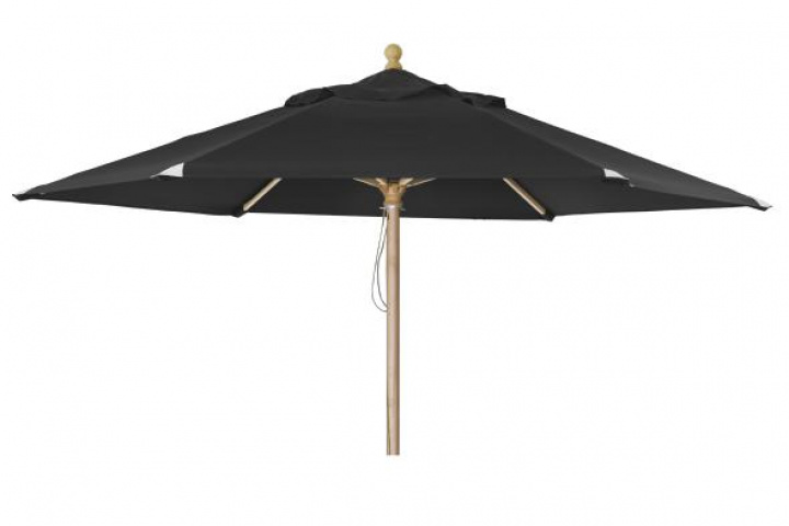 Reggio træ parasol 3m - sort i gruppen Udendørs møbler / Solbeskyttelse / Parasoller hos Sommarboden i Höllviken AB (8845F-8)