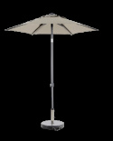 Poppi push-up parasol Ø 2 m - antracit/taupe