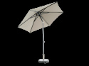 Poppi push-up parasol Ø 2,5 m - antracit/taupe