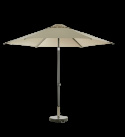 Poppi push-up parasol Ø 3 m - antracit/champagne