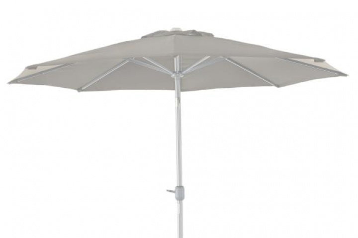 Andria parasol vipperbar Ø 3 - sølv/beige i gruppen Udendørs møbler / Solbeskyttelse / Parasoller hos Sommarboden i Höllviken AB (8901-20)