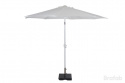 Andria parasol vipperbar Ø 3 - hvid/hvid