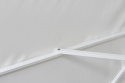 Andria Parasol vipperbar 2,5x2,5 - hvid/hvid