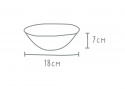Skål Ø 18 cm - warm grey