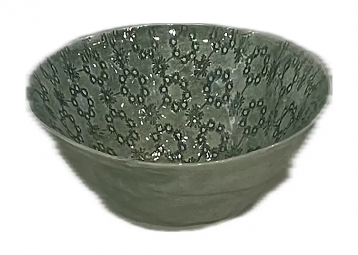 Pudding skål Ø 15 cm - dark green i gruppen Indretning / Køkken & Dækning / Fedt, tallerkener & skåle hos Sommarboden i Höllviken AB (90010018-WW)