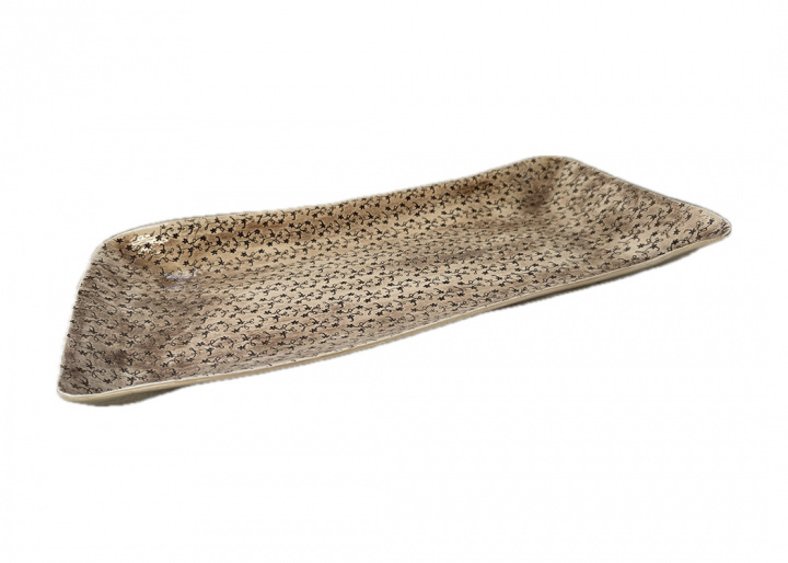 Serveringsfad 52 x 28 cm - warm grey i gruppen Indretning / Køkken & Dækning / Fedt, tallerkener & skåle hos Sommarboden i Höllviken AB (90010058-WW)