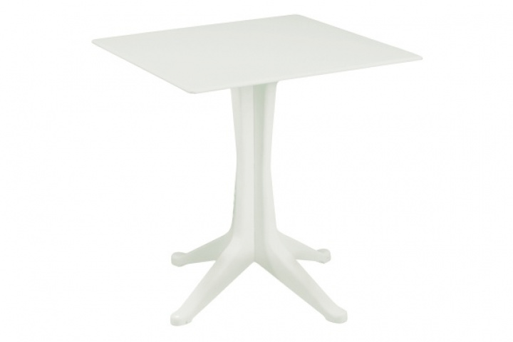 Ponente Café Table - Hvid i gruppen Udendørs møbler / Materiale / Plastmøbler hos Sommarboden i Höllviken AB (9109WH)
