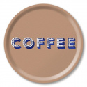 Kaffebakke Ø 31 cm - Brun
