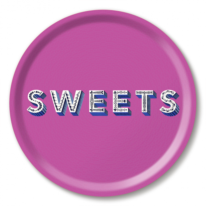 Sweets bakke Ø 31 cm - orchid i gruppen Indretning / Køkken & Dækning / Brickor og grydeunderlag hos Sommarboden i Höllviken AB (AB0031-619)