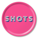 Shots bakke Ø 31 cm - bright pink