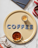 Coffe bakke Ø 39 cm - cream