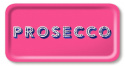 Prosecco bakke 43x22 cm - lys pink