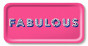 Fabulous bakke 43x22 cm - lys pink