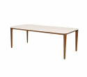 Aspect spisebord 210x100 H74 cm - teak/flere bordplader