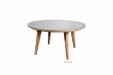 Aspect spisebord Ø 144 H74 cm - teak/flere bordplader