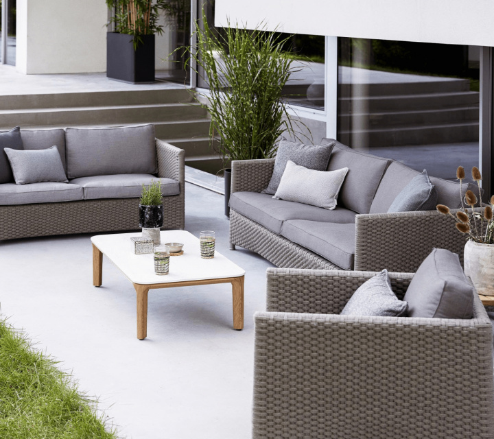 Aspect sofabord 120x60 H31 cm - teak/flere bordsplade i gruppen Udendørs møbler / Bord / Sofabord & Sidebord hos Sommarboden i Höllviken AB (Aspect-soff-120x60cm-SET)