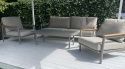Somerset sofagruppe, inkl. bord - khaki