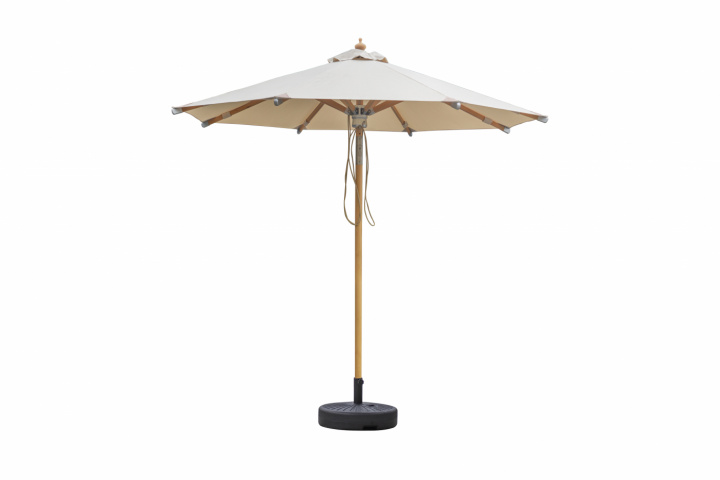 Bologna træparasol Ø 2,5 m med vippefunktion - off-white i gruppen Udendørs møbler / Solbeskyttelse / Parasoller hos Sommarboden i Höllviken AB (B20-900-PP72)