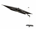 Robelina LED frithængende parasol 3x4m - sølv/sort