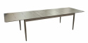 Balboa bord udtrækbart 240-300x100 H73 cm - taupe