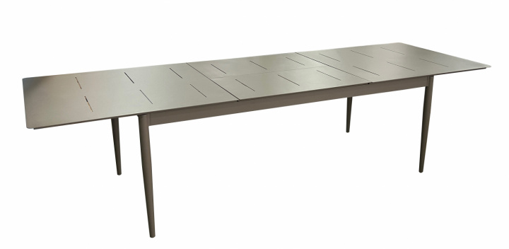 Balboa bord udtrækbart 240-300x100 H73 cm - taupe i gruppen Udendørs møbler / Bord / Spisebord hos Sommarboden i Höllviken AB (B300-25)