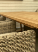 Long Island spisestol - natur/beige