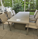 Ove spisebord 220x100 H74 cm - taupe