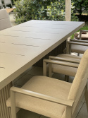 Ove spisebord 220x100 H74 cm - taupe