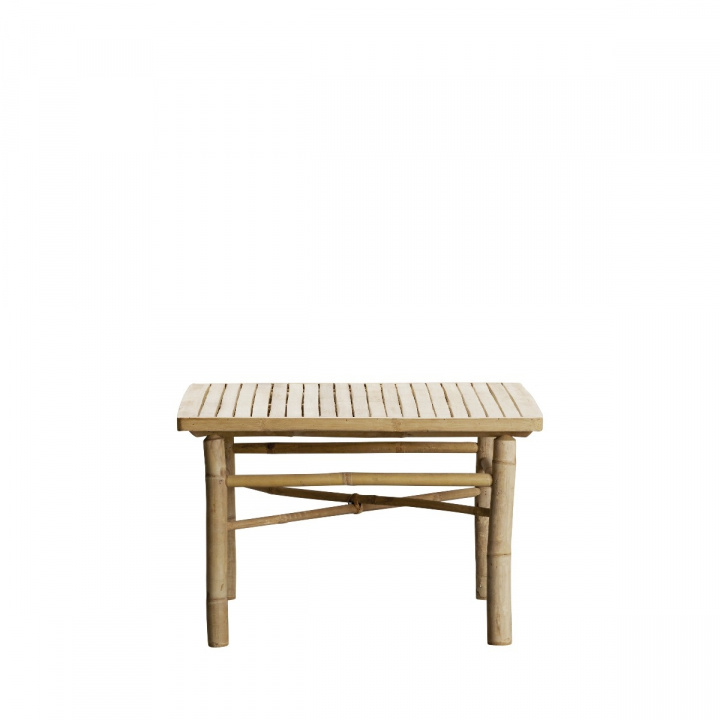 Loungebord i bambus 70x70 cm - Natur i gruppen Udendørs møbler / Materiale / Andet materiale hos Sommarboden i Höllviken AB (BAMTABLE70-NA)