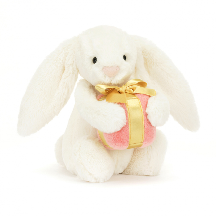 Bashful Bunny med present i gruppen Legetøj / Legetøj / 3-6 år hos Sommarboden i Höllviken AB (BB6PR)