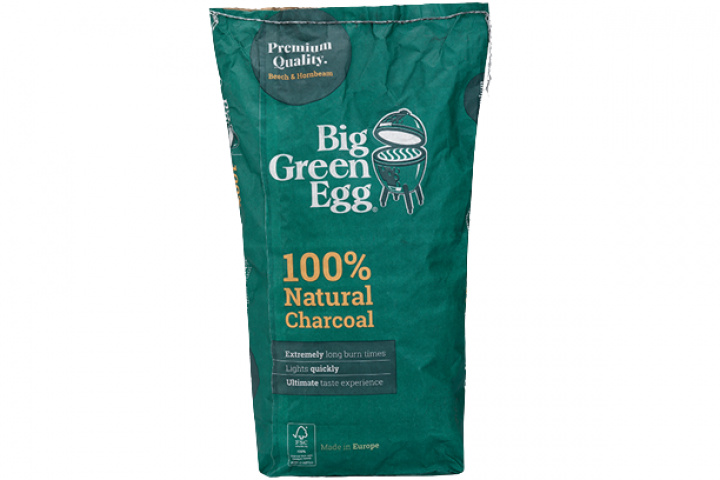BGE Charcoal 9 kg, 100% naturlig grillkul i gruppen Grill / Grillar / Keramiske griller / Tilbehør til Big Green Egg hos Sommarboden i Höllviken AB (BGE-666298)