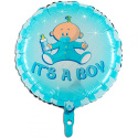 Dåb ballon dreng inkl. helium