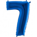 Ballonfigurer blå 0 til 9 inkl. Helium-7