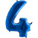 Ballonfigurer blå 0 til 9 inkl. helium