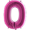 Ballonfigurer lyserød 0 til 9 inkl. Helium-0