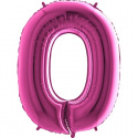Ballonfigurer lyserød 0 til 9 inkl. Helium-0
