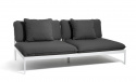 Bean Lounge 2 -personers sofa - Lysegrå/mørkegrå slynge