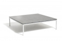 Bean Lounge Table, Large - Light Gray/Granite Disc
