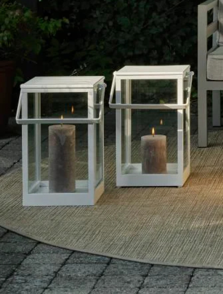 Belfort lys lanterne, stor - fås i flere farver i gruppen Udendørs møbler / Tilbehør ude / Lyskilder hos Sommarboden i Höllviken AB (Belfort-lykta-stor)