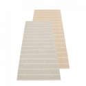 Carl tæppe - linned/beige -70x450 cm