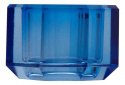 Crystal Candlestick H3 cm - Cobalt