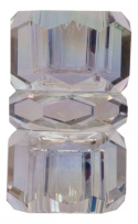 Crystal Candlestick H7,5 cm - Regnbue
