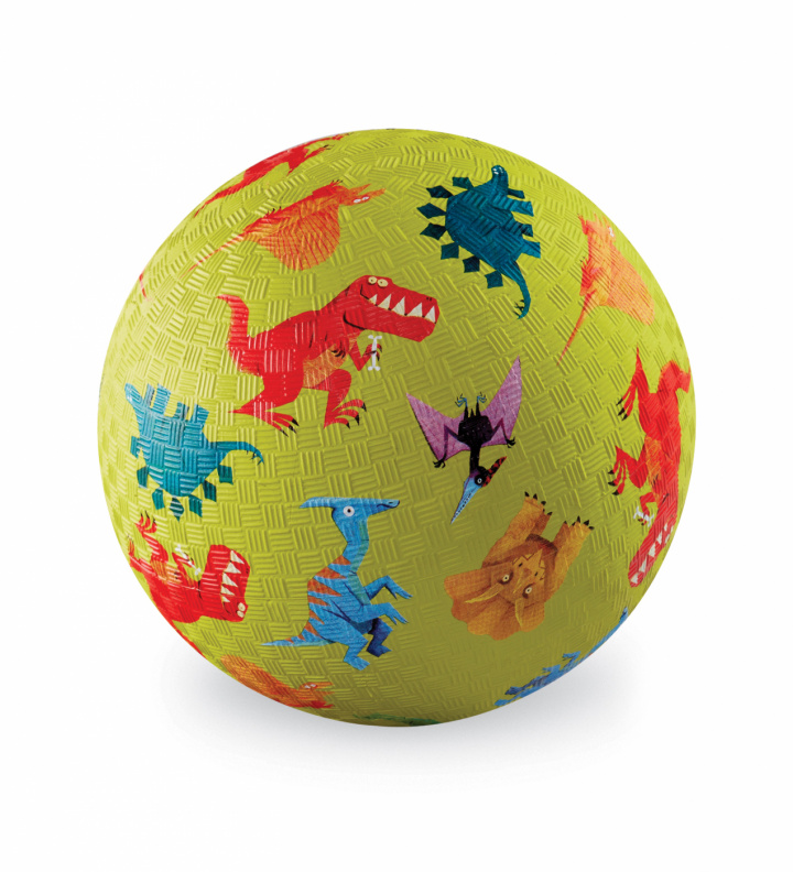 Playground Ball Ø 13 cm - dinosaurs green i gruppen Legetøj / Outdoor leg hos Sommarboden i Höllviken AB (CC-21303)