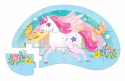 Sweet Unicorn mini puzzel, 12 puslebrikker