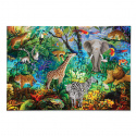 Jungle Paradise holographic puslespil, 100 brikker